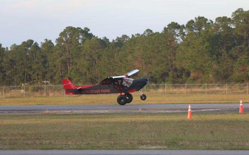 viking plane takeoff