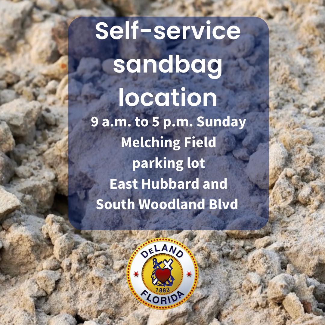 Sandbags Available for DeLand Residents