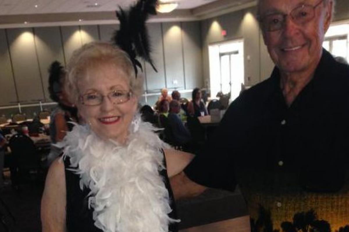 Man and Woman in Costume