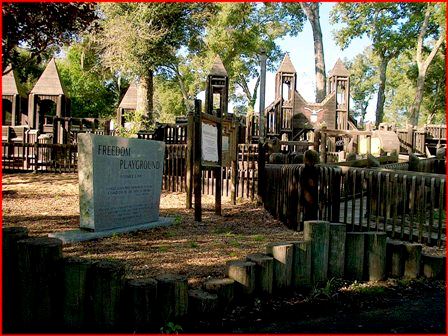 Elaborate Wooden Freedom Playground